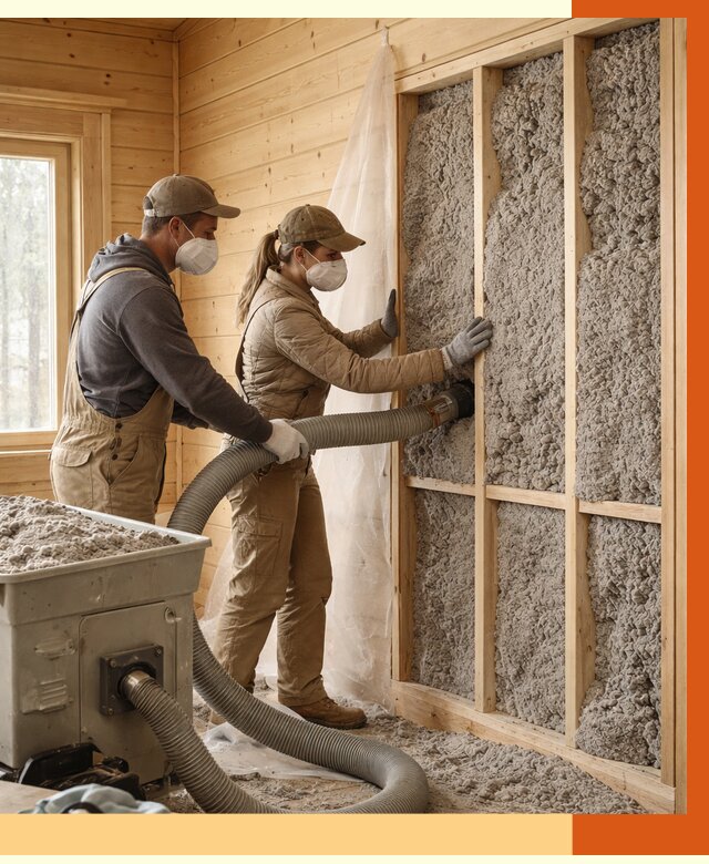 Утепление дачного дома эковатой в Дедовске от 1594 руб./м2 — комплексно, ТепломастерДдв