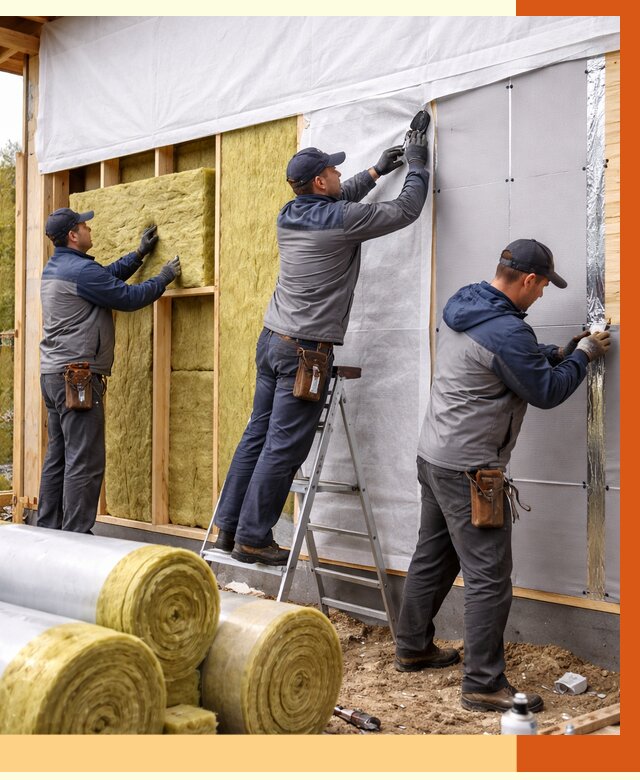 Утепление каркасного дома в Дедовске от 4618 руб./м2 — профессионально | ТепломастерДдв