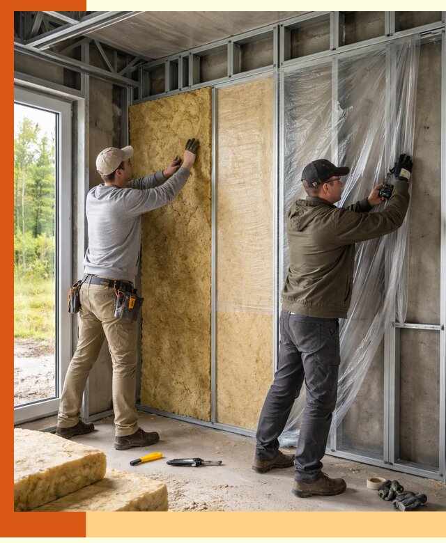 Утепление дома из ЛСТК в Дедовске с гарантией качества и эффективности