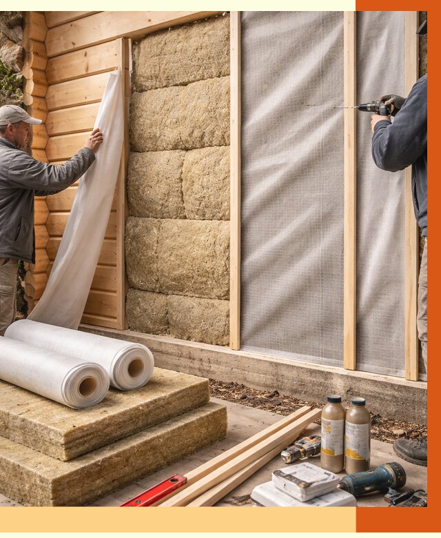 Утепление дома из минибруса в Дедовске от 4948 руб/м2 — заказать профессионально | ТепломастерДдв