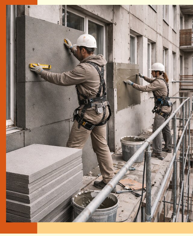 Утепление квартиры снаружи под ключ в Дедовске