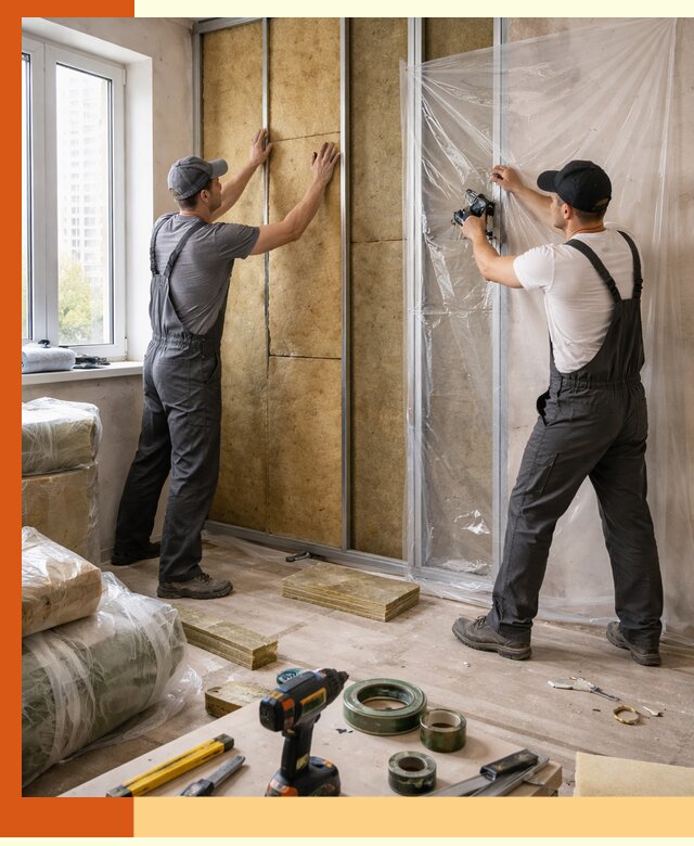 Утепление квартиры изнутри профессионально в Дедовске