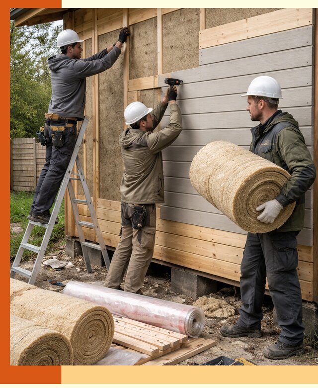 Утепление бани снаружи в Дедовске профессионально и надежно