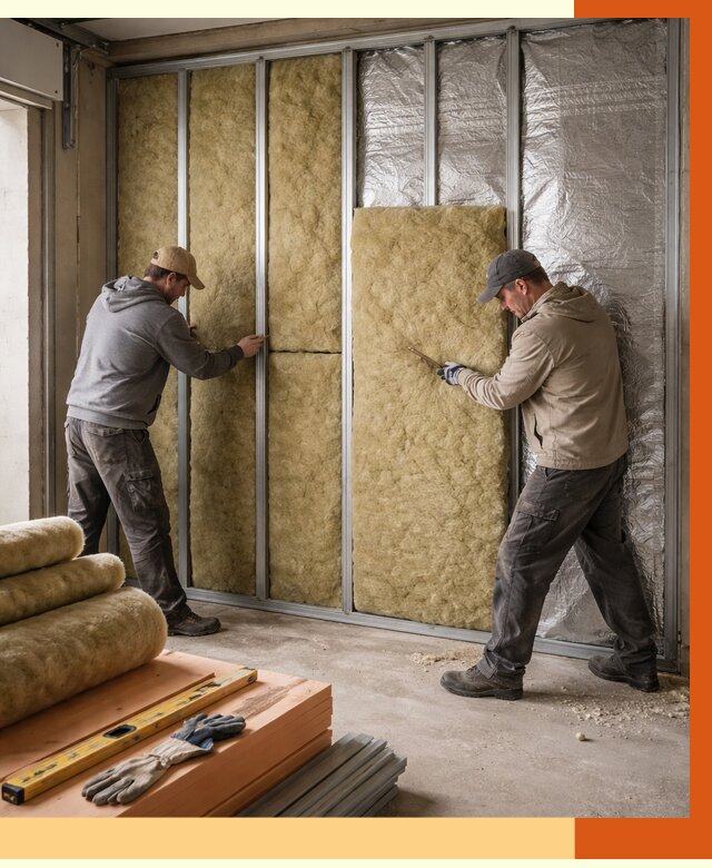 Утепление гаража изнутри в Дедовске от 8246 руб/м2 — работы и цена | ТепломастерДдв