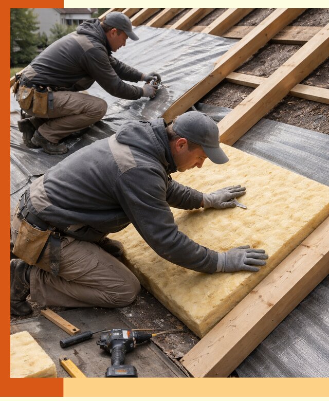 Профессиональное утепление крыши в Дедовске качественно и надежно