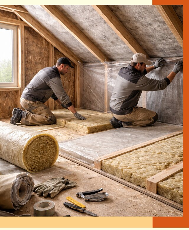 Утепление чердака в Дедовске от 8246 руб/м² — теплоизоляция и комплексное утепление под ключ | ТепломастерДдв