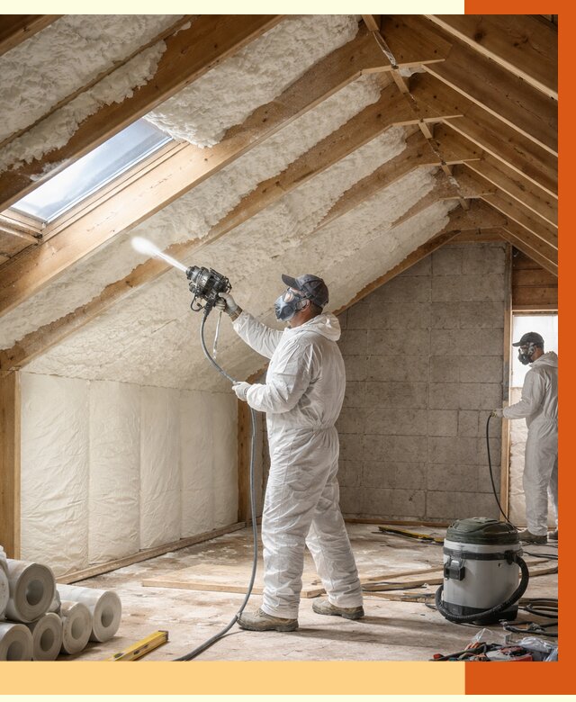 Утепление мансарды ППУ в Дедовске от 3024 руб./м² — заказать под ключ | ТепломастерДдв