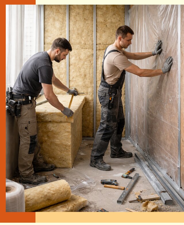 Профессиональное утепление лоджии в Дедовске эффективно и надежно