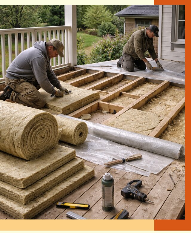 Утепление террасы в Дедовске от 4618 руб./м2 — утеплить террасу под ключ | ТепломастерДдв