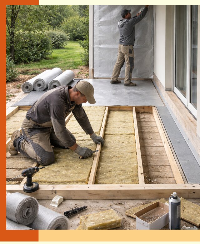 Утепление террасы в Дедовске — тепло и защита круглогодично