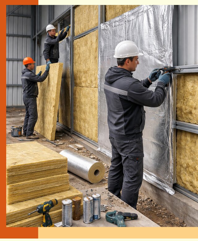 Утепление металлического ангара профессионально в Дедовске