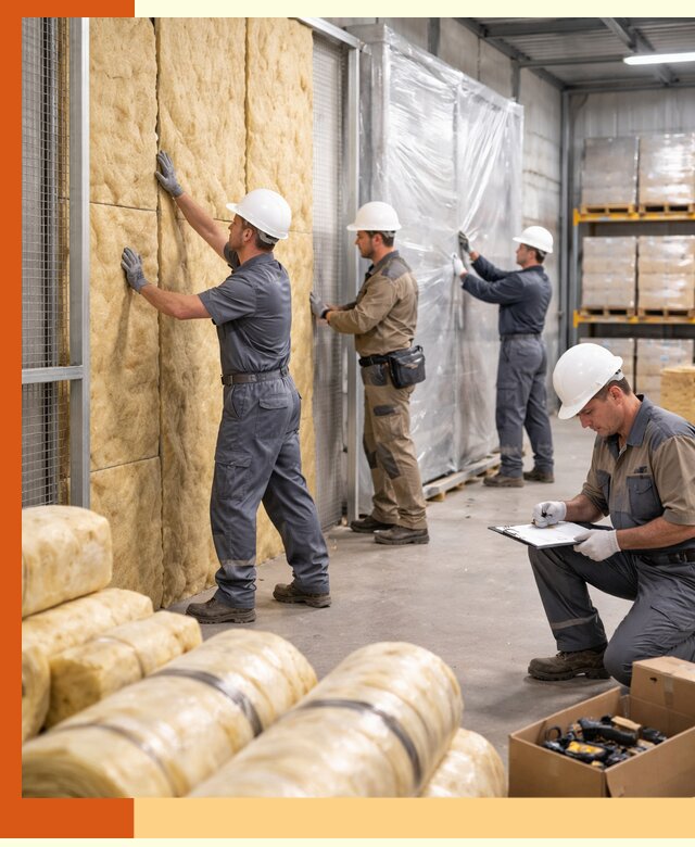 Утепление склада готовой продукции в Дедовске качественно и быстро