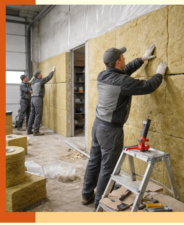 Утепление автосервиса и мастерских в Дедовске качественно и надёжно