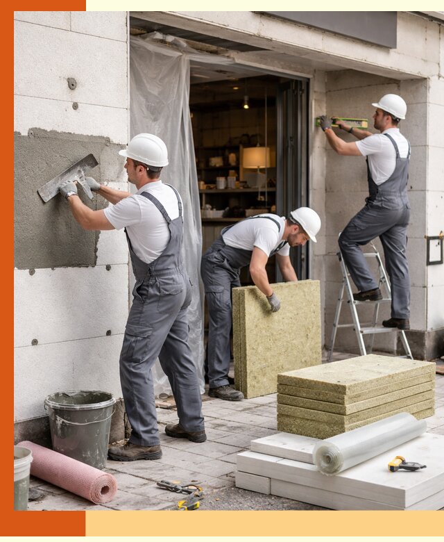 Утепление кафе в Дедовске: профессиональная теплоизоляция и монтаж