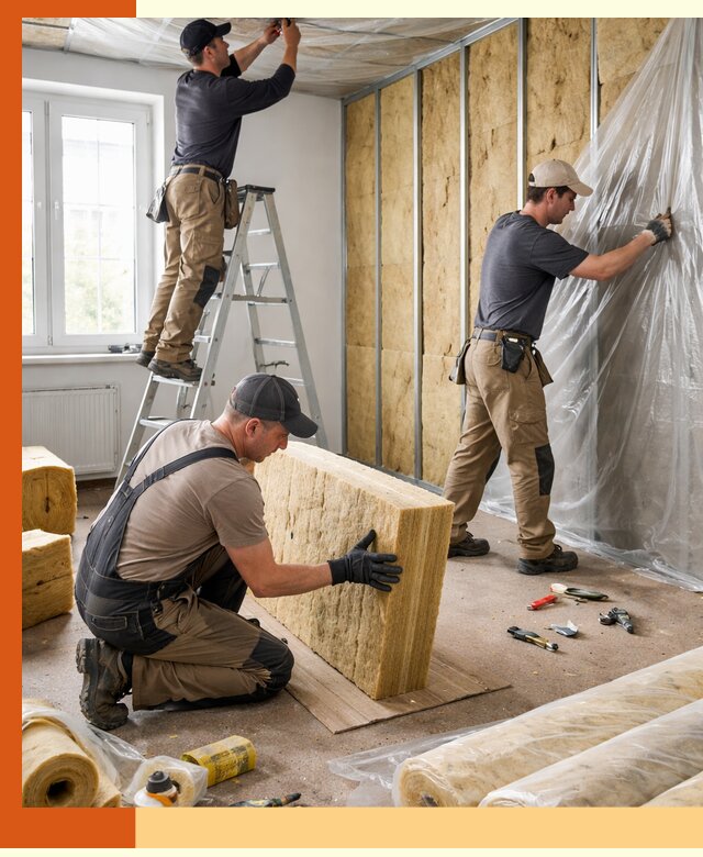 Утепление офисных помещений под ключ в Дедовске