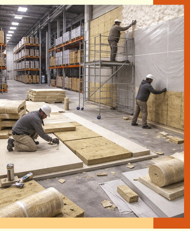 Утепление складского терминала в Дедовске от 8246 руб./м² под ключ | ТепломастерДдв