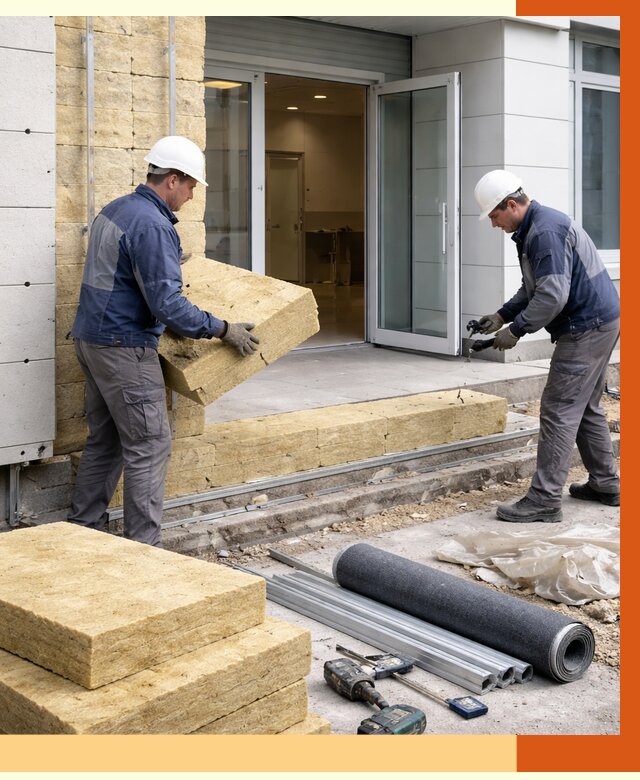 Утепление медицинского центра в Дедовске под ключ от 13744 руб./м² | ТепломастерДдв