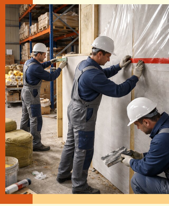 Утепление теплого склада под ключ в Дедовске