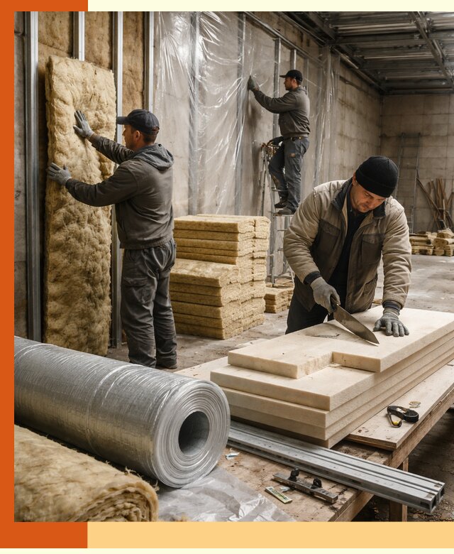 Утепление торгового склада в Дедовске с энергоэффективными решениями