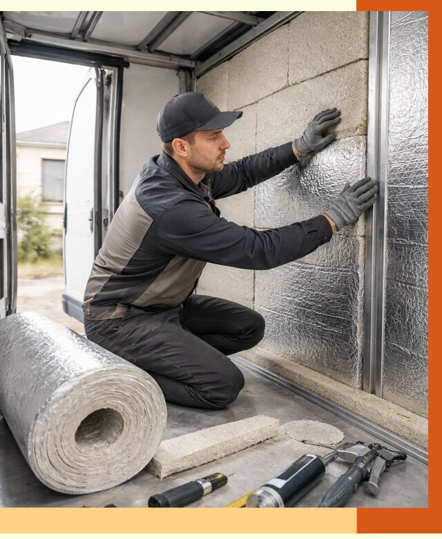 Утепление фургона рефрижератора в Дедовске от 13744 руб./м² под ключ | ТепломастерДдв