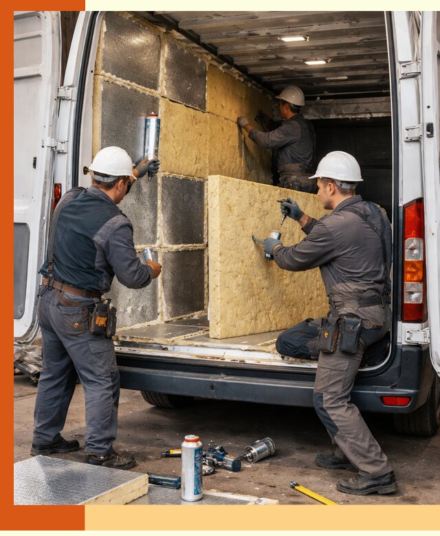 Утепление фургона-рефрижератора в Дедовске для сохранения температуры