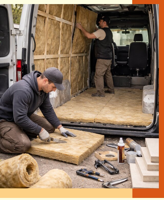 Утепление кемпера в Дедовске под ключ от 13194 руб. — профессионально | ТепломастерДдв