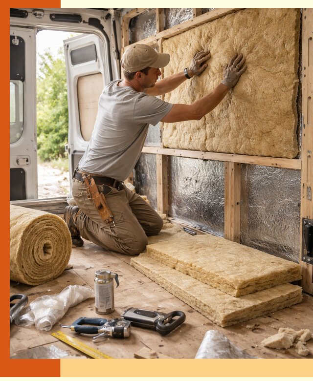 Утепление кемпера под ключ в Дедовске с гарантией качества