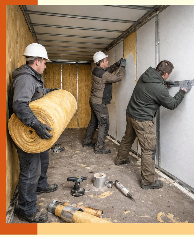 Утепление рефрижераторного контейнера в Дедовске профессионально и надежно