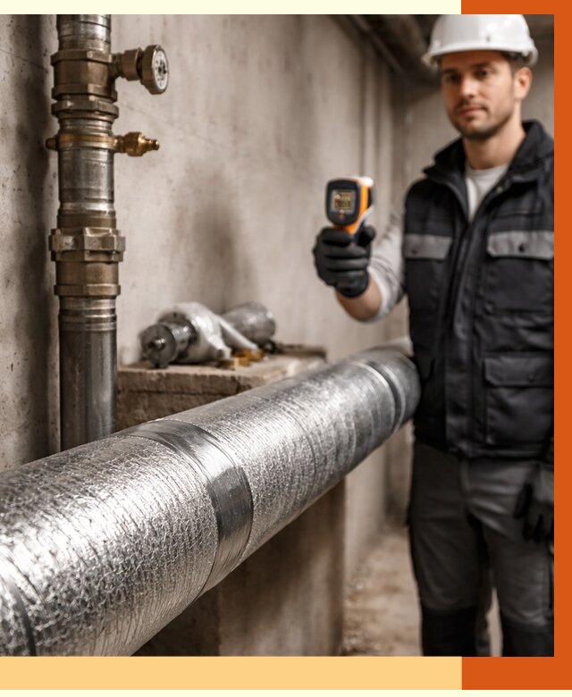 Утепление труб водоснабжения в Дедовске от 9346 руб. за м² — услуги ТепломастерДдв