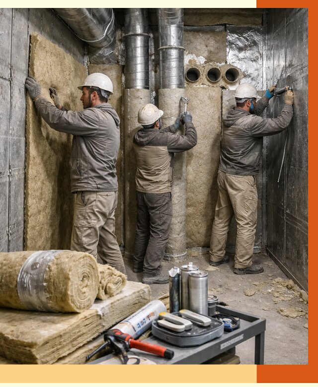 Утепление венткамеры в Дедовске под ключ от 1594 руб. — профессионально | ТепломастерДдв