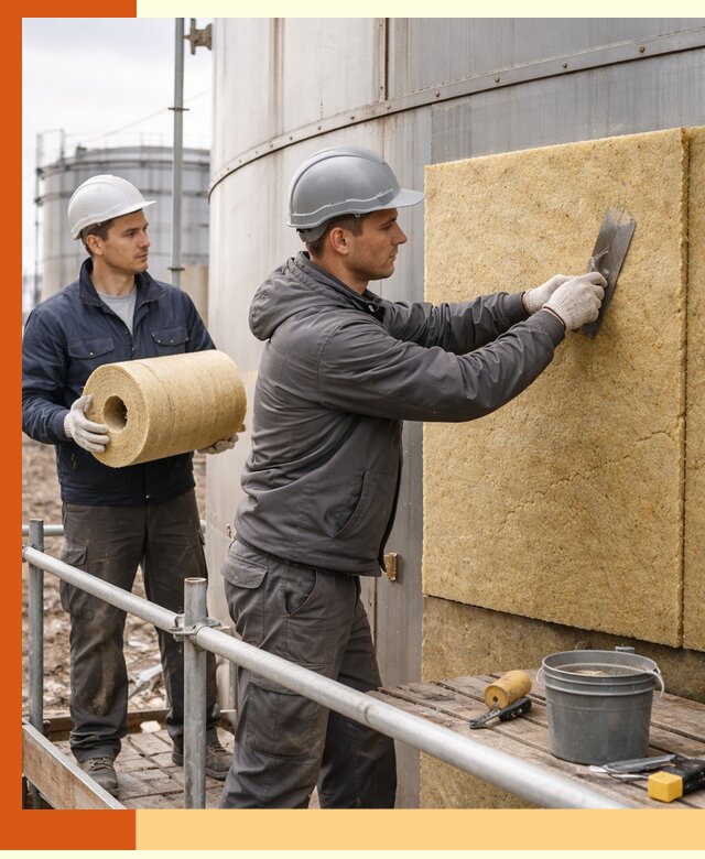 Профессиональное утепление резервуара и теплоизоляция в Дедовске