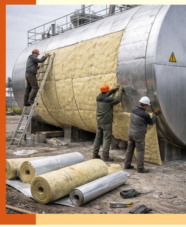 Утепление резервуаров с топливом в Дедовске надежно и экономично
