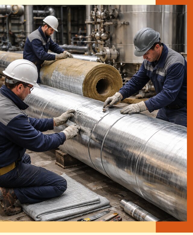 Утепление технологического оборудования в Дедовске от 4618 руб. за м2 | ТепломастерДдв