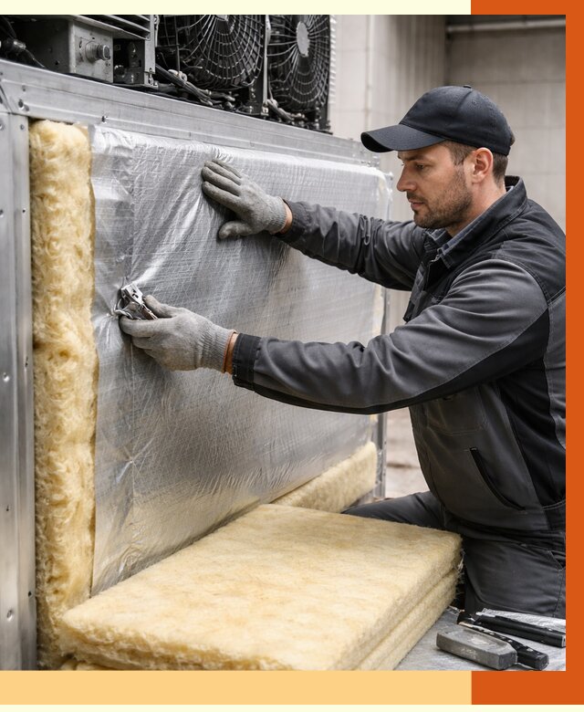 Утепление холодильного агрегата в Дедовске от 9346 руб. под ключ | ТепломастерДдв