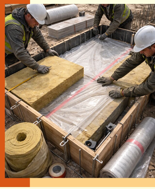 Теплоизоляция опалубки для строительства в Дедовске