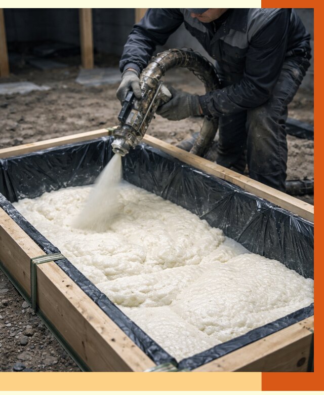 Заливка ППУ в формы в Дедовске от 2749 руб. — утепление форм под ключ | ТепломастерДдв