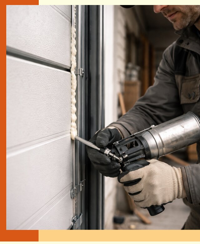 Заполнение пустот ворот в Дедовске профессионально и герметично