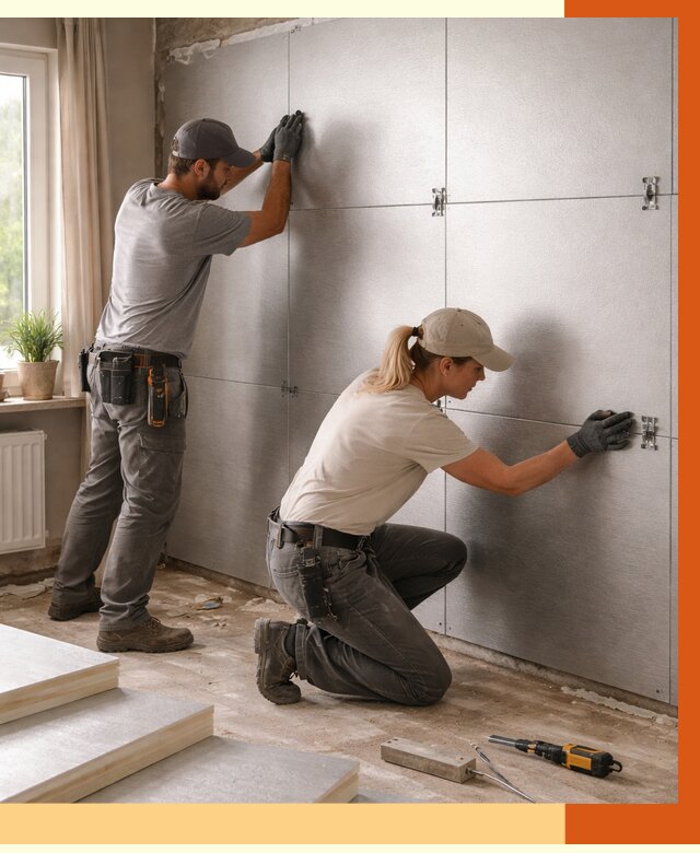 Утепление PIR панелями в Дедовске от 4618 руб. под ключ | ТепломастерДдв