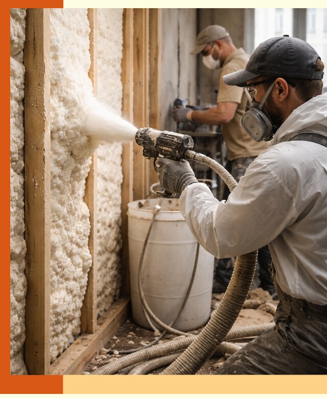 Утепление пеноизолом жилых и коммерческих объектов в Дедовске