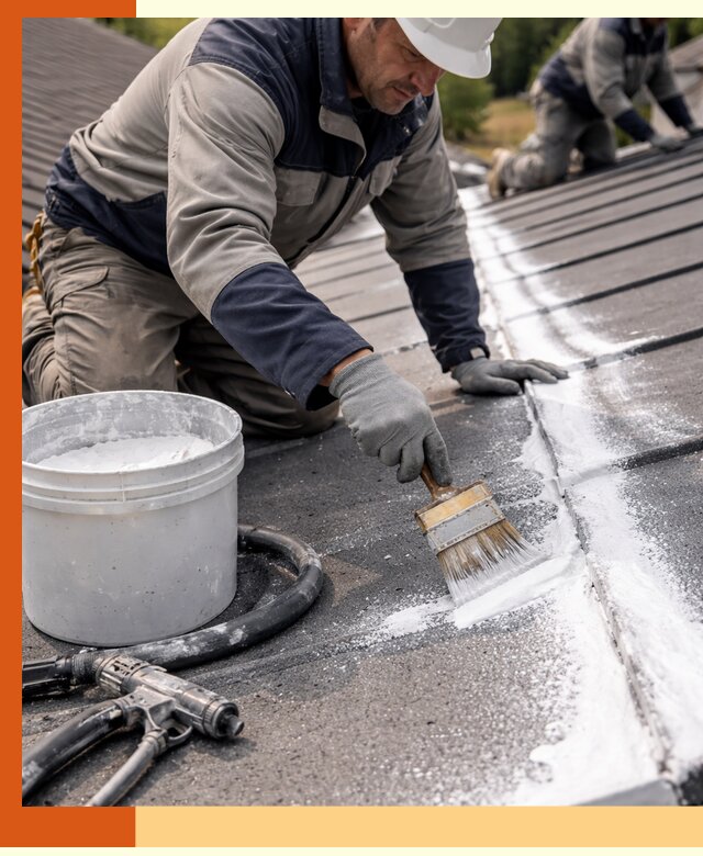 Утепление кровли жидкой теплоизоляцией в Дедовске