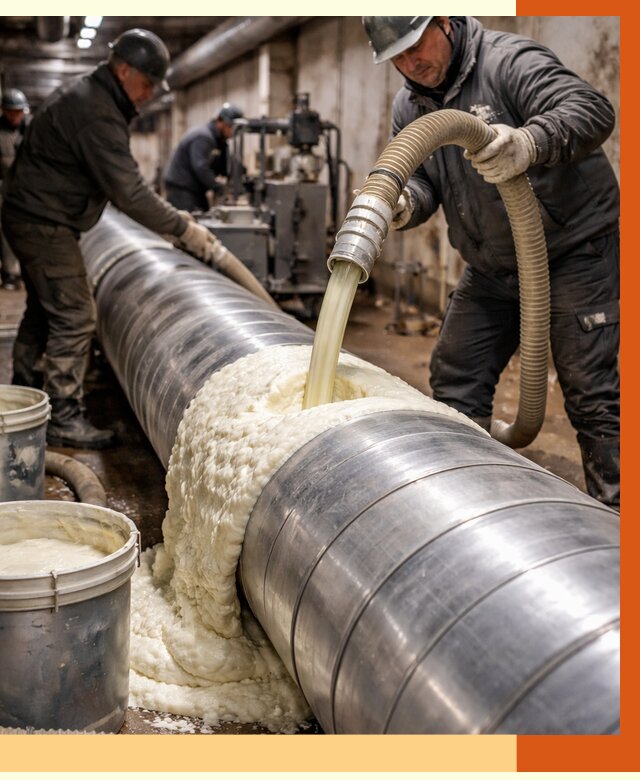 Утепление теплотрассы жидкой теплоизоляцией в Дедовске от 4618 руб. | ТепломастерДдв