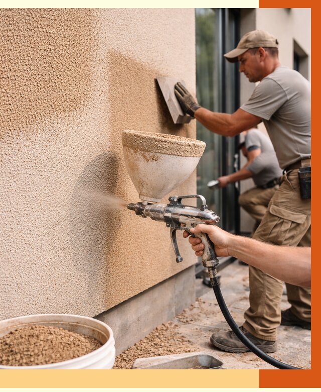 Утепление фасада жидкой пробкой в Дедовске от 5278 руб./м² под ключ | ТепломастерДдв