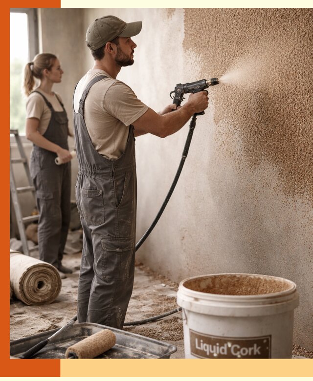 Утепление стен жидкой пробкой в Дедовске эффективное и долговечное