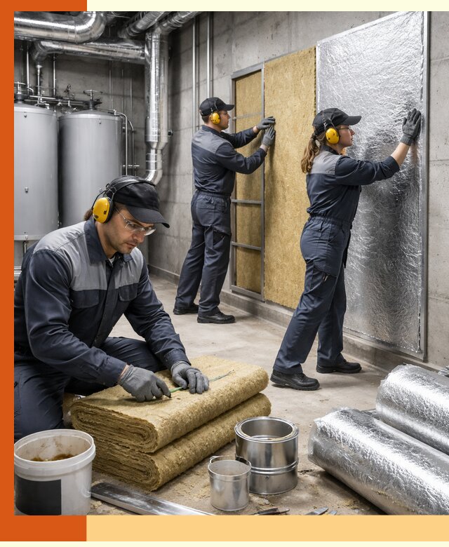 Шумоизоляция котельной в Дедовске: профессиональный монтаж и материалы