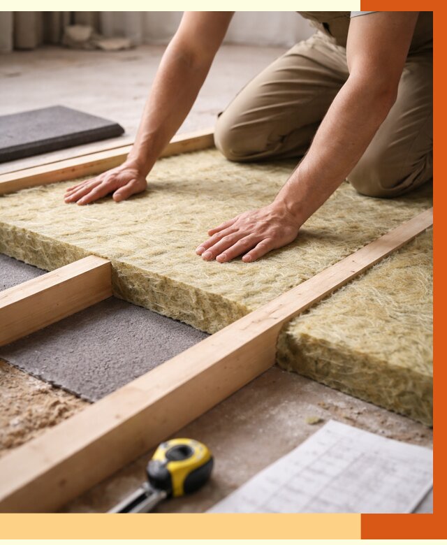 Шумоизоляция пола в Дедовске от 1374 руб./м² — профессиональная звукоизоляция | ТепломастерДдв