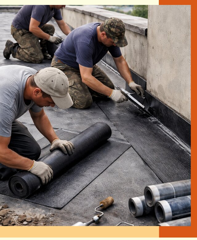 Гидроизоляция кровли в Дедовске от 4948 руб. — профессиональная гидроизоляция крыши | ТепломастерДдв