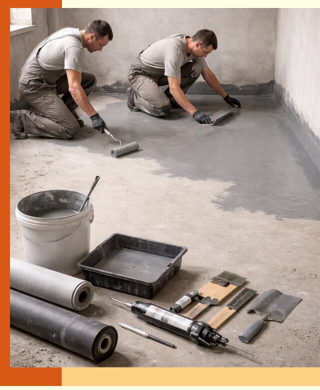 Гидроизоляция пола в Дедовске — надежная защита от влаги и протечек