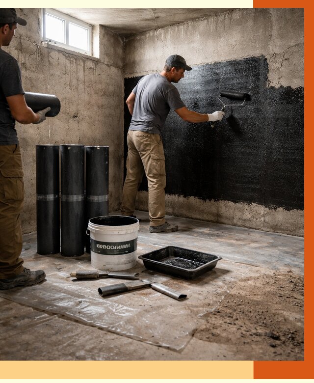 Гидроизоляция подвала в Дедовске от 3848 руб. под ключ | Профессионально — ТепломастерДдв