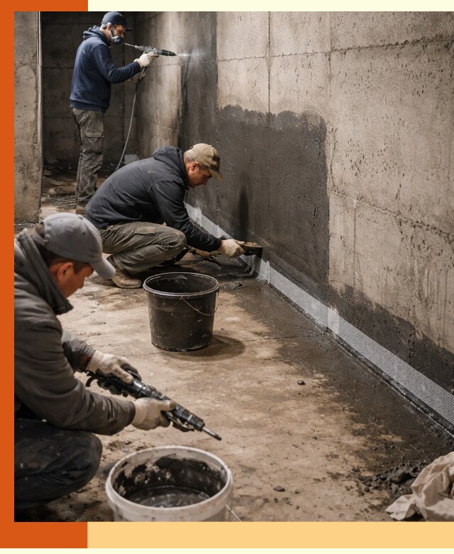 Гидроизоляция подвала в Дедовске — комплексная защита от влаги