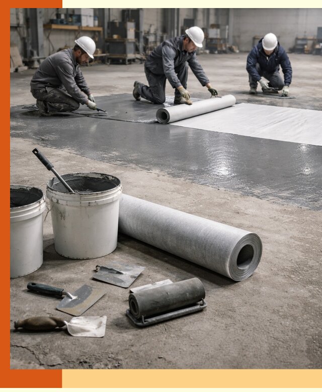 Гидроизоляция промышленного пола в Дедовске — защита и долговечность